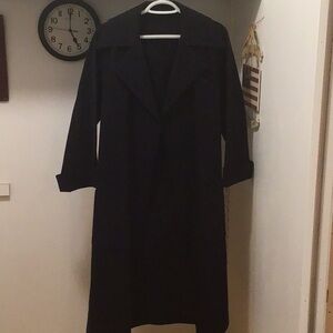 BRODKIN  wrap Ultrasuede trench coat Canada Union  Made 
Size 10